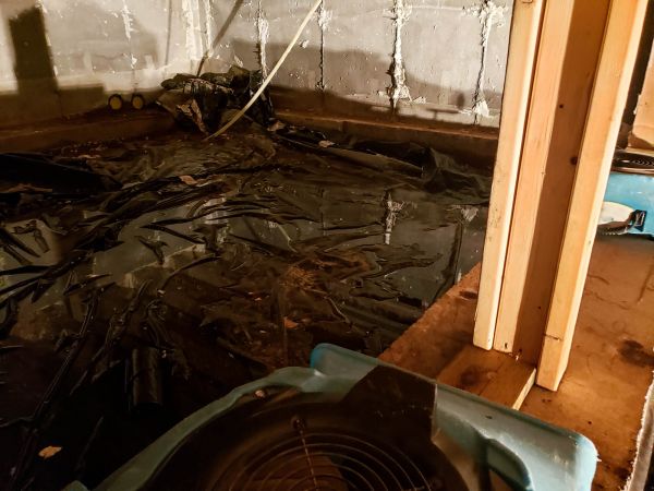 Crawlspace Water Cleanup in Lewes